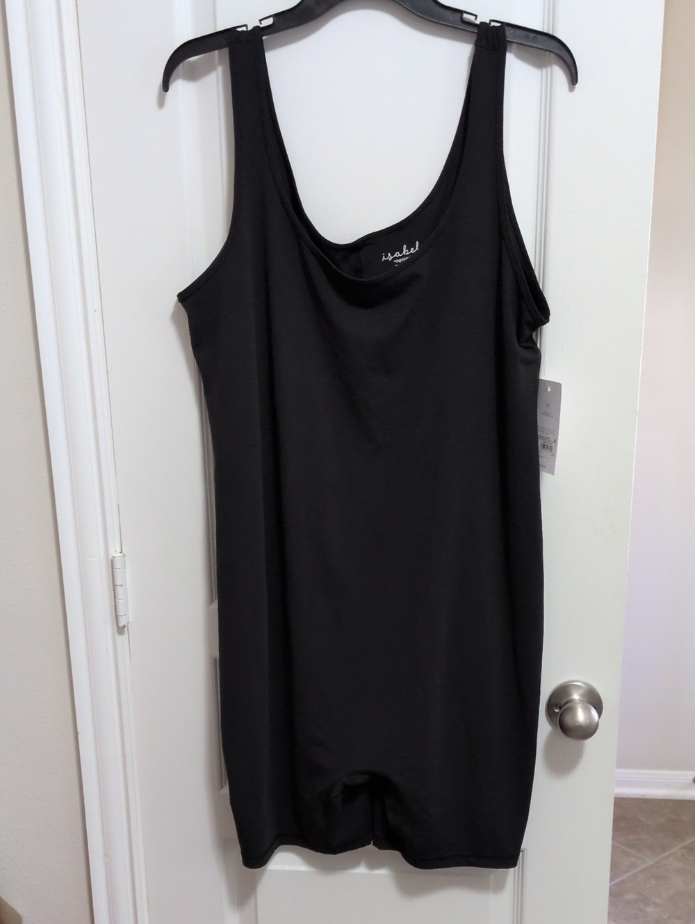 Black Maternity Romper